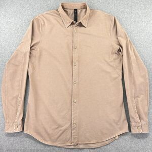 lululemon athletica Tan Casual Button Down Shirt